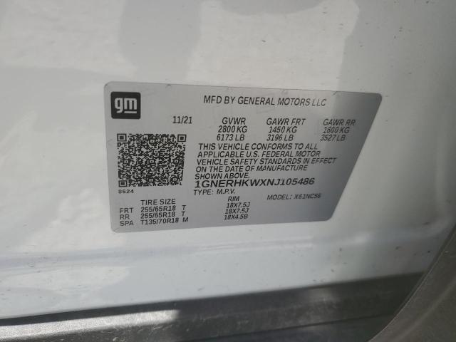 2022 CHEVROLET TRAVERSE L - 1GNERHKWXNJ105486