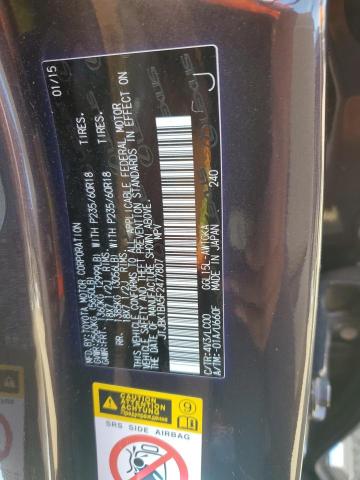 2015 LEXUS RX 350 BAS - JTJBK1BA5F2477807
