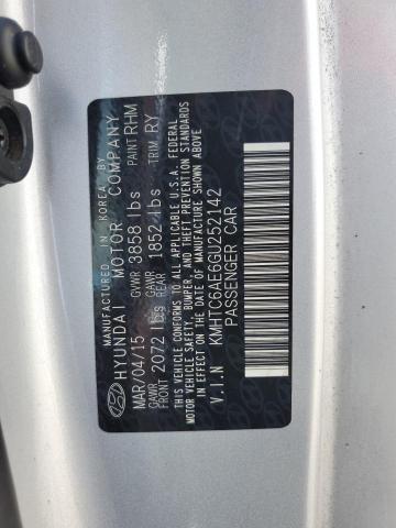 2016 HYUNDAI VELOSTER T KMHTC6AE6GU252142