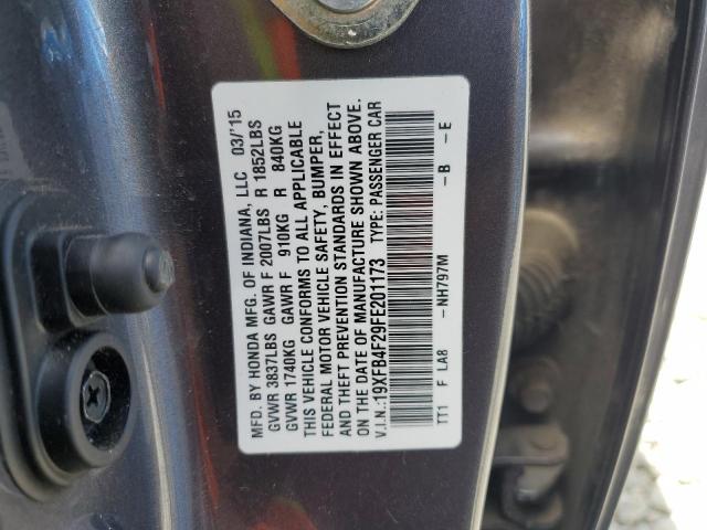 2015 HONDA CIVIC HYBR 19XFB4F29FE201173