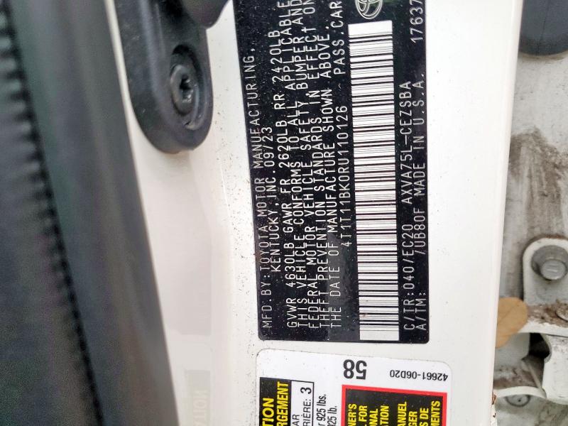 2024 TOYOTA CAMRY SE N - 4T1T11BK0RU110126
