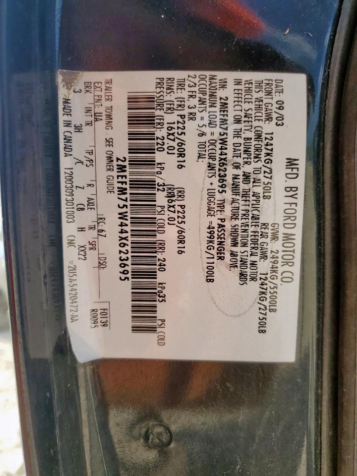 Lot #3304503464 2004 MERCURY GRAND MARQ