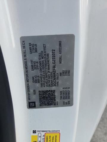 2020 CHEVROLET SILVERADO - 3GCNWAEF6LG231072