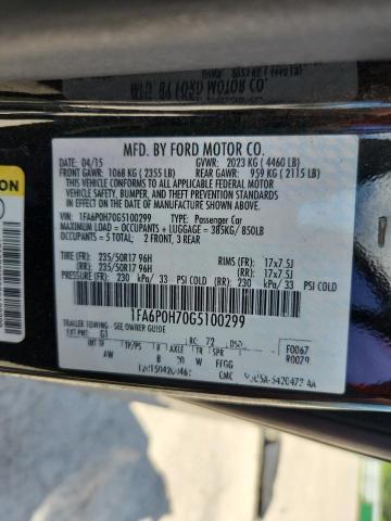 2016 FORD FUSION SE - 1FA6P0H70G5100299
