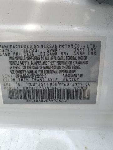 2024 NISSAN SENTRA S 3N1AB8BV0RY225210