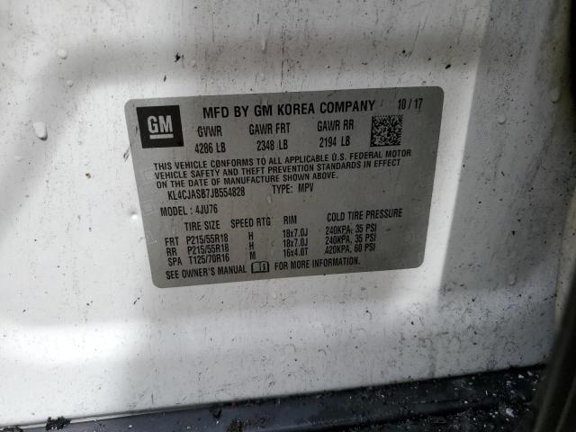 2018 BUICK ENCORE PRE KL4CJASB7JB554828