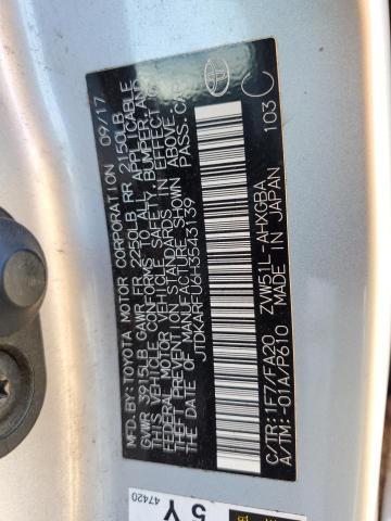 2017 TOYOTA PRIUS - JTDKARFU6H3543139