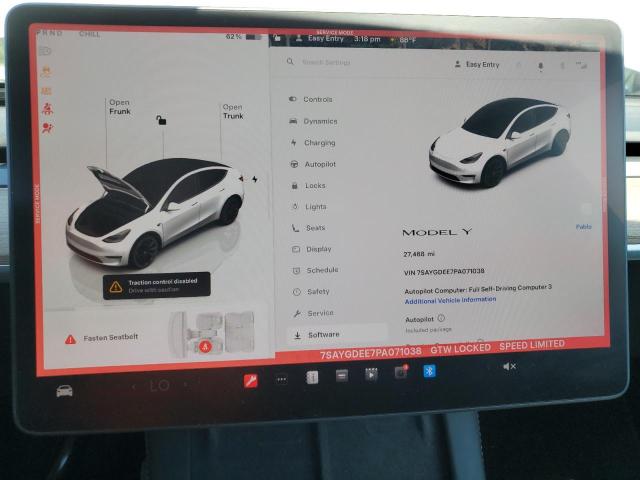 2023 TESLA MODEL Y 7SAYGDEE7PA071038