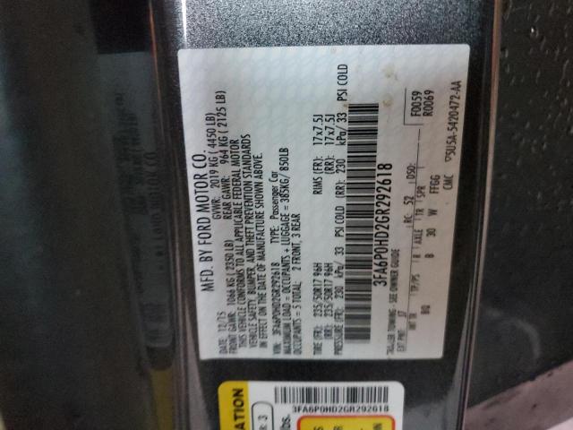 2016 FORD FUSION SE 3FA6P0HD2GR292618