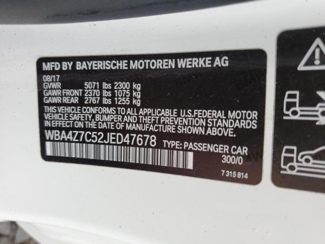 2018 BMW 440XI WBA4Z7C52JED47678