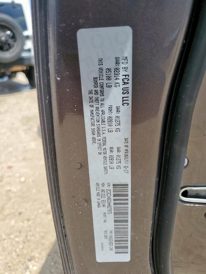 2017 DODGE CHARGER SE 2C3CDXBG3HH627873
