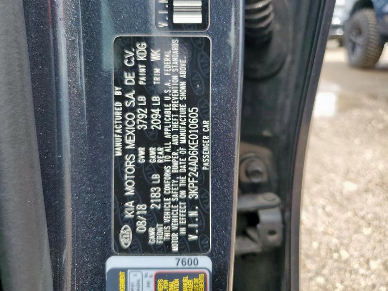 2019 KIA FORTE FE - 3KPF24AD6KE010605