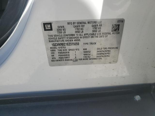 2014 CHEVROLET SILVERADO - 1GCVKREC1EZ379259