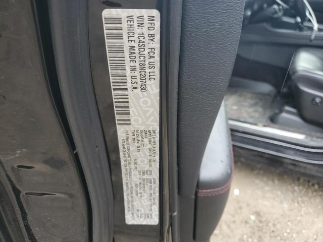 2022 DODGE DURANGO R/ - 1C4SDJCT8NC207430