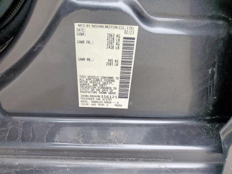 2023 NISSAN ALTIMA S - 1N4BL4BVXPN356121