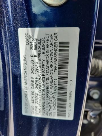 2020 HONDA ACCORD TOU 1HGCV2F92LA021111