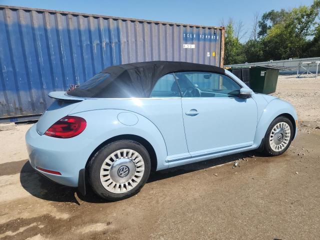 VOLKSWAGEN BEETLE 2013 blue  gas 3VW5P7AT4DM830497 photo #4