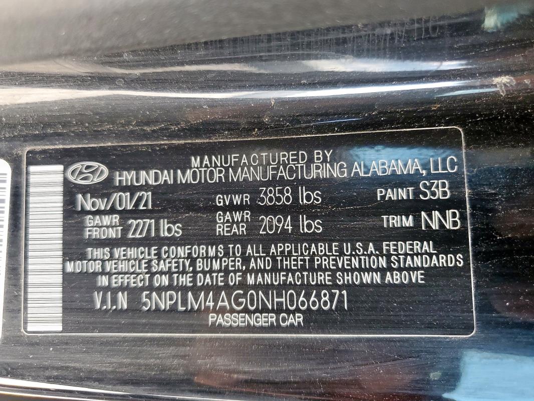 2022 HYUNDAI ELANTRA SE - 5NPLM4AG0NH066871
