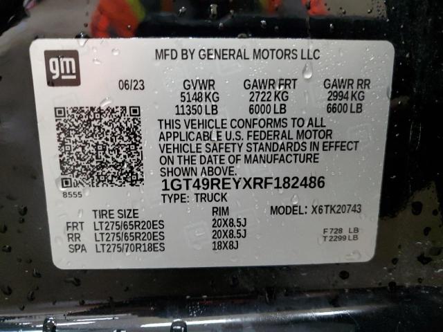 2024 GMC SIERRA K25 1GT49REYXRF182486