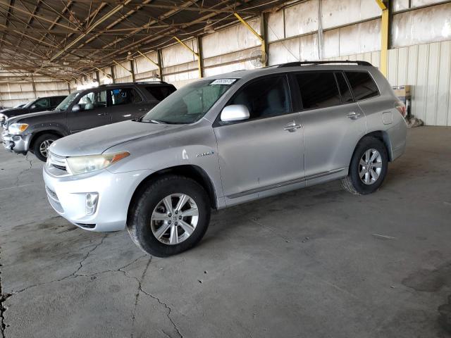 TOYOTA HIGHLANDER 2013 silver  hybrid engine JTEBC3EHXD2015546 photo #1