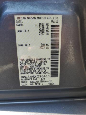 2016 NISSAN ALTIMA 2.5 - 1N4AL3AP6GC256411