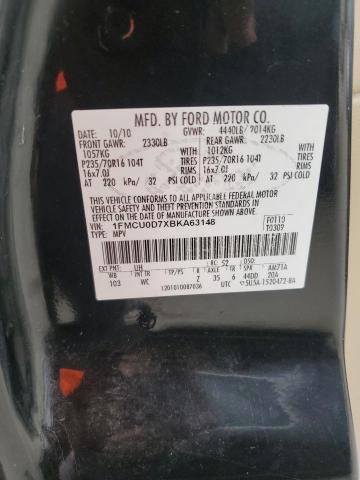 2011 FORD ESCAPE XLT - 1FMCU0D7XBKA63148