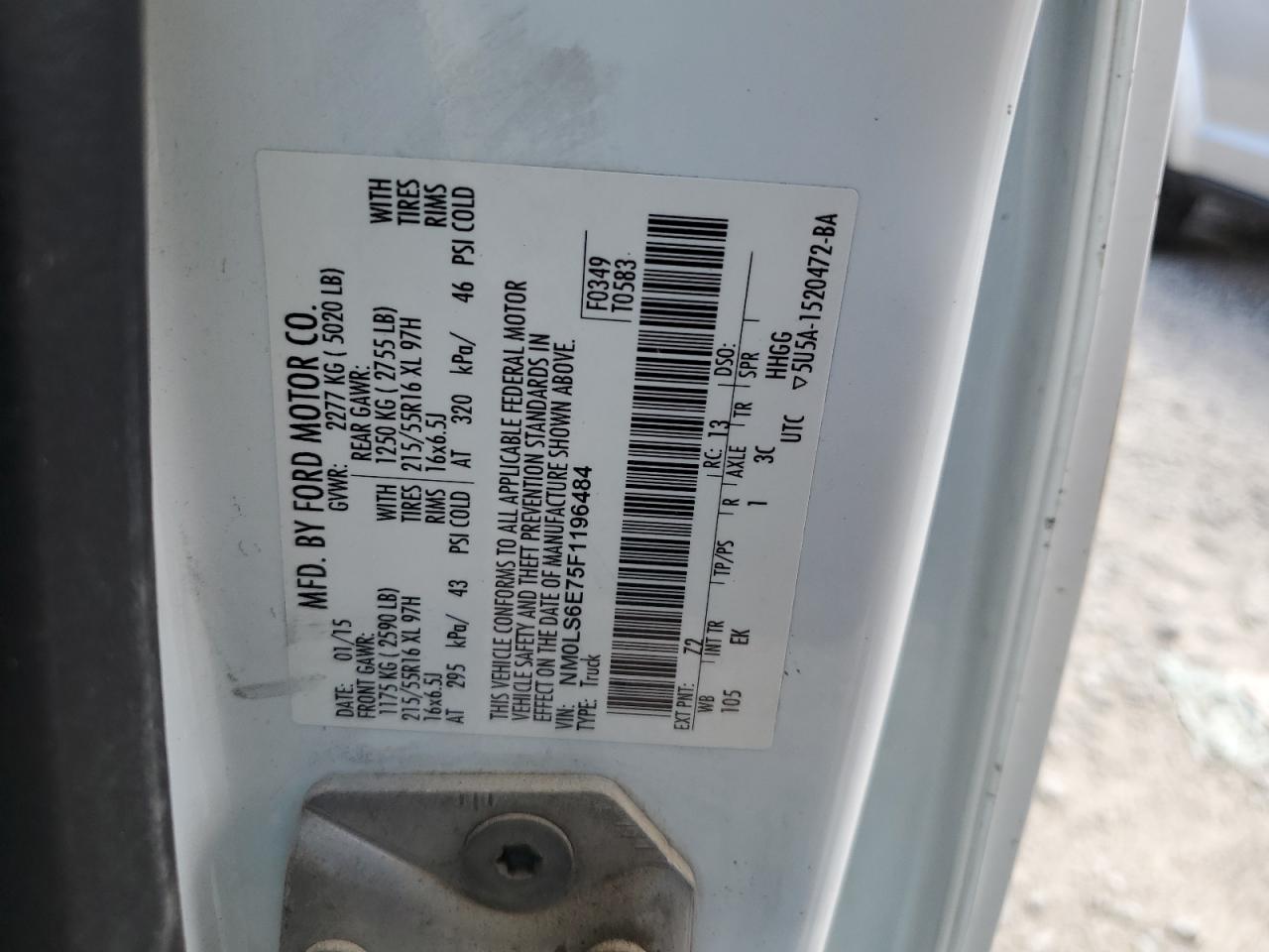 FORD TRANSIT CONNECT XL