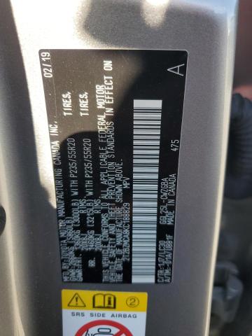 2019 LEXUS RX 350 BASE 2T2BZMCA8KC188829