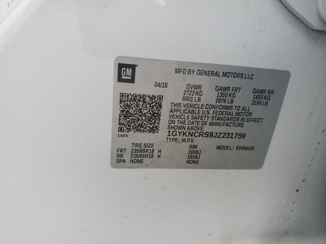 2018 CADILLAC XT5 LUXURY - 1GYKNCRS9JZ231759