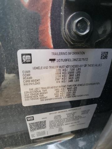 2021 GMC SIERRA K15 1GTU9FEL3MZ327572