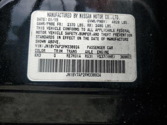 2015 INFINITI Q50 BASE JN1BV7AP2FM338924