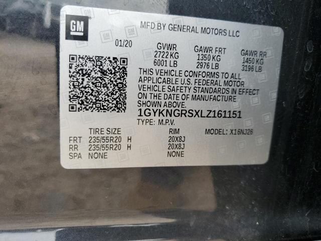 2020 CADILLAC XT5 SPORT 1GYKNGRSXLZ161151