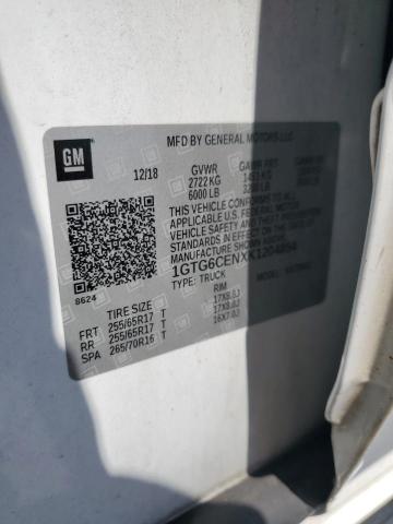2019 GMC CANYON SLE 1GTG6CENXK1204854