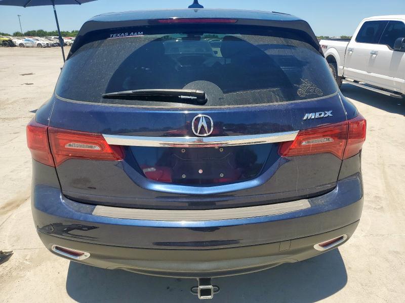 2016 ACURA MDX TECHNO 5FRYD3H48GB020751
