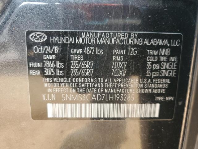 2020 HYUNDAI SANTA FE S - 5NMS3CAD7LH193285