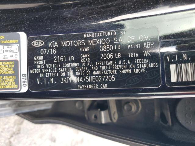 2017 KIA FORTE LX - 3KPFK4A75HE027205