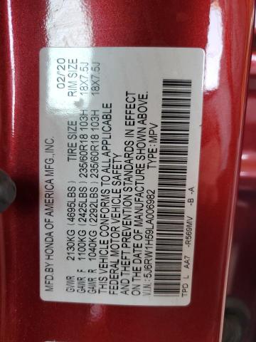 2020 HONDA CR-V EX 5J6RW1H59LA006982