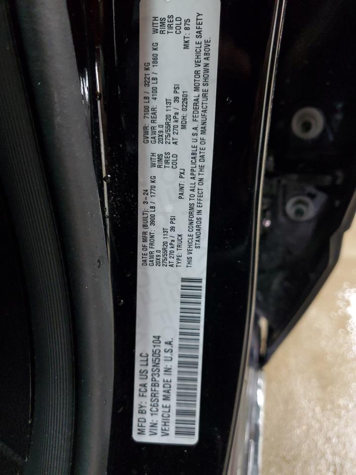 RAM 1500 BIG HORN/LONE STAR