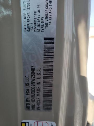 2022 JEEP WRANGLER U 1C4HJXEG9NW269407