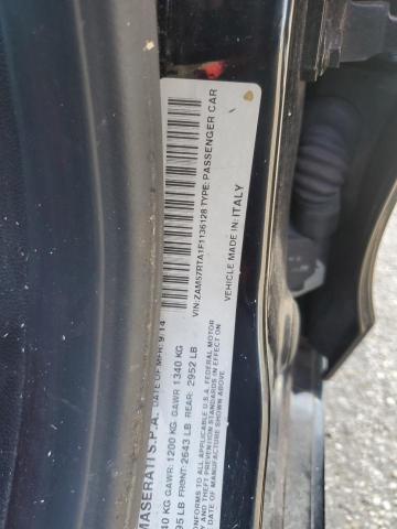 2015 MASERATI GHIBLI S ZAM57RTA1F1136128