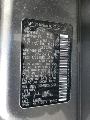 2022 NISSAN ROGUE PLAT JN8BT3DD8NW272254