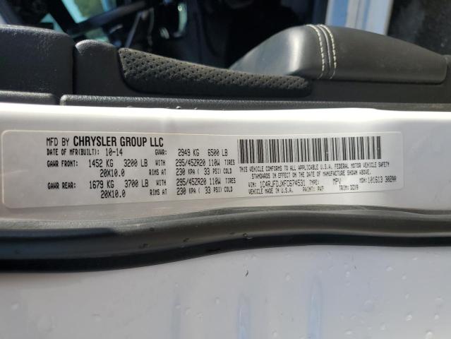 2015 JEEP GRAND CHER - 1C4RJFDJXFC674531