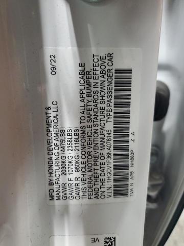 2022 HONDA ACCORD SPO 1HGCV1F36NA078145
