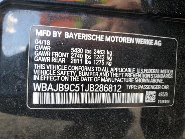 2018 BMW M550XI WBAJB9C51JB286812