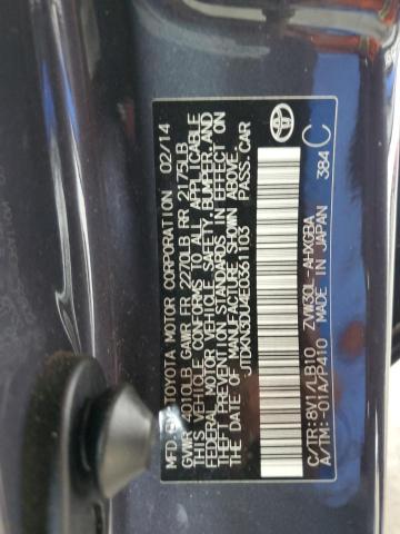 2014 TOYOTA PRIUS - JTDKN3DU4E0361103