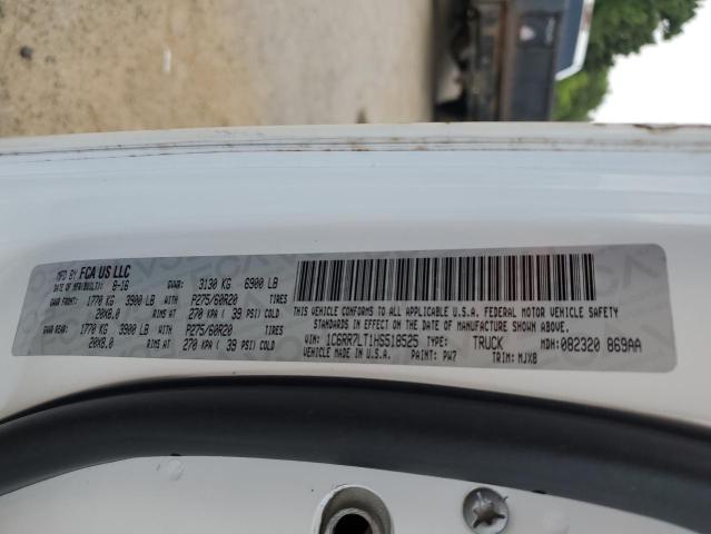 2017 RAM 1500 SLT 1C6RR7LT1HS518525