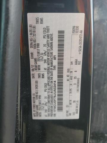 2018 FORD ESCAPE S - 1FMCU0F78JUA02414