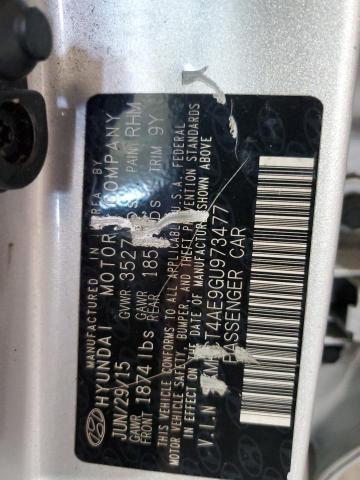 2016 HYUNDAI ACCENT SE KMHCT4AE9GU973477