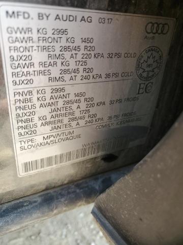 wa1maaf74hd049886 - 2017 Audi q7 progressiv s-line - #59105395