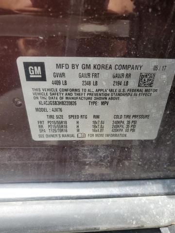 2017 BUICK ENCORE ESS KL4CJGSB3HB220826